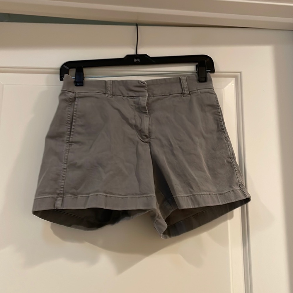 khaki j crew shorts, size 2.